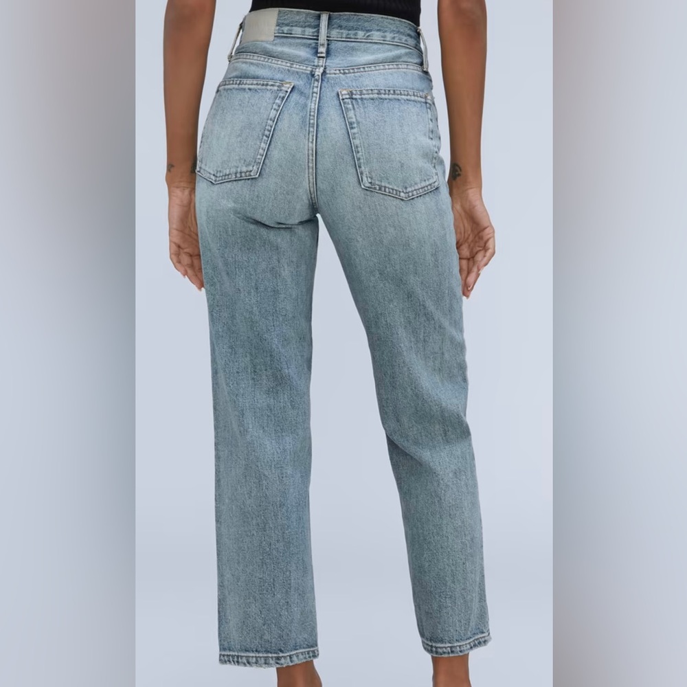 Everlane Way High Vintage Light Wash, Size 25